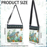 5D Diamond Painting Shoulder Bag – DIY Sea Turtle Design with Special Shaped Crystals, Partial Drill Diamond Art Bag Craft Kit for Adults, Stylish Handmade Crossbody Tote for Everyday Use & Gifts antor