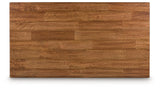 Signature Design by Ashley Wildenauer Lift Top Cocktail Table, Satin Finish Base, 2 Drawers, 2 Storage Bins, Hardwood Solids, 52" W x 28" D x 19" H, Light Brown & Black Signature Design by Ashley