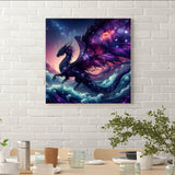 Axquilon Dragon Diamond Art Painting Kits for Adults-Round Full Drill Dragon Diamond Painting Kits for Beginners-DIY 5D Diamond Gem Art Kits for Adults for Gift Home Wall 14x14in Axquilon