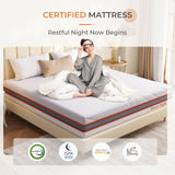 Sweetnight Queen Size Mattress, 12 Inch Gel Memory Foam Mattress in a Box, Flippable Mattress with Two Firmness Preference, Motion Isolation Sweetnight