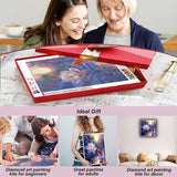 hill froeistung Lotus Flower Diamond Art Painting Kits for Adults,Fish Diamond Art for Beginners, 5D DIY Full Drill Round Gem Art Craft Home Wall Decor Gift 12x12 inch hill froeistung