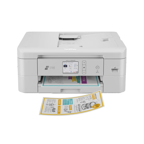 Brother Print & Cut MFC-J1800DW Wireless Color All-in-One Inkjet Printer with Automatic Paper Cutter | Includes 4 Month Refresh Subscription Trial(1), Amazon Dash Replenishment Ready Brother