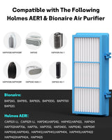 Aer1 Filter Replacement for Holmes Air Purifiers, 2 True HEPA Filters + 4 Carbon Booster Filters, HAPF30AT Leemone