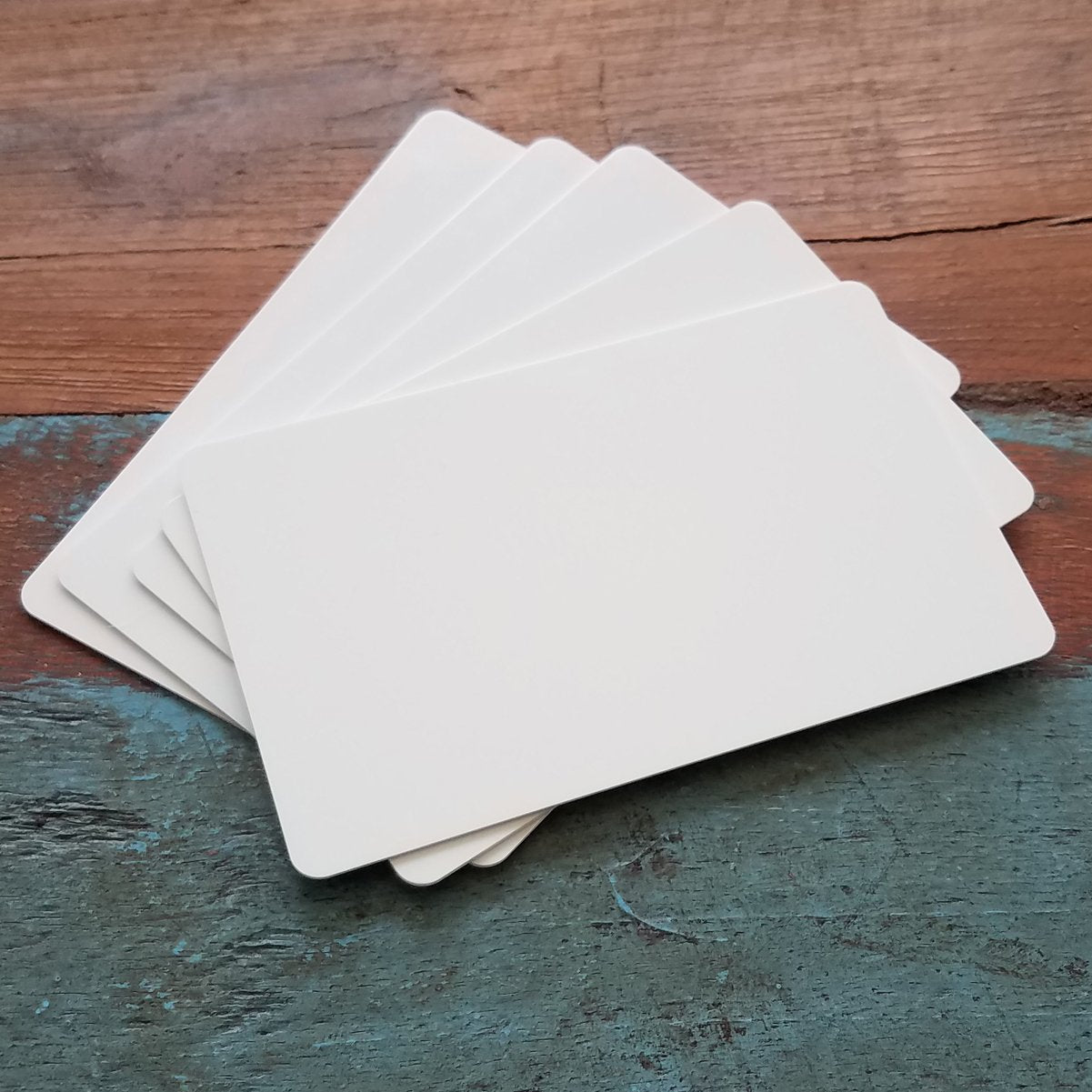 Bulk 100 Pack - Premium Blank PVC Cards for ID Badge Printers - Graphic Quality White Plastic CR80 30 Mil (CR8030) by Specialist ID - Compatible with Most Photo ID Badge Printers (White) Specialist ID