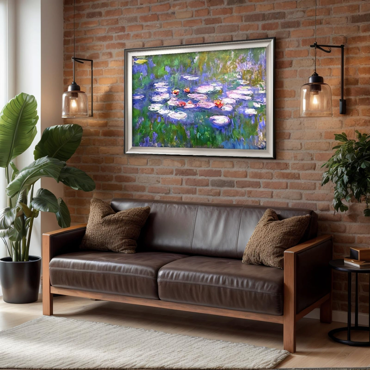 NIHO-JIUMA Diamond Painting Kits Water Lilies, DIY 5D Full Drill Diamond Art Gift for Adult/Teen, Home Decoration (30 X 40 cm / 12 X 16 inches) NIHO-JIUMA