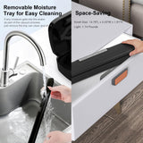 mokero Vacuum Sealer for Food Compact Meal Meat Vacuum Sealer Machine with 10 Seal Bags and Cutter Automatic Vacuum Air Sealing System for Dry Moist Freezer Food Storage mokero