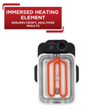 T-fal 3.5L Deep Fryer with Oil Filtration System: 1700W Stainless Steel Fryer, Dishwasher Safe Parts, Digital Timer, Adjustable Temperature Control for Perfect Golden Crispy Results T-Fal