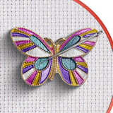 Magnetic Needle Minder Magnet Embroidery Accessories and Supplies Embroidery Needle Holder Cross Stitch Holder Needlework Supplies (Butterfly) seminhoof