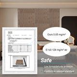 Acoustic Wood Slat Wall Panels, 4-Pack – 23.6 x 23.6 x 0.7 Inches, Sound Absorbing Wood Wall Panels for Stylish Interiors – Covers 15.5 Sq. Ft. (4# Walnut) JUWEI DIRECT