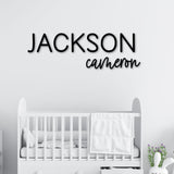 Baby Boy Decor for Nursery - Personalized Wood Name Sign - Nursery Name Sign - Custom with First and Middle Name - Wooden Name Signs - Baby Gifts - Yippee Daisy