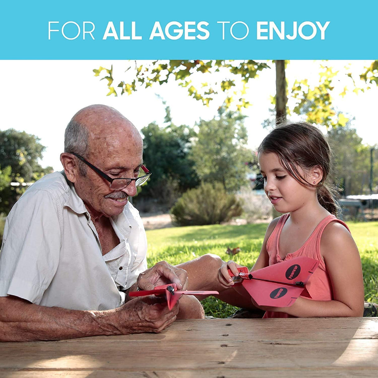 POWERUP 2.0 Paper Airplane Conversion Kit | Electric Motor for DIY Paper Planes | Fly Longer and Farther | Perfect for Kids & Adults | Ready to Use Aeroplane Engine Kits POWERUP