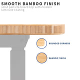 VIVO Universal 71 x 30 inch Solid One-Piece Table Top for Standard and Sit to Stand Height Adjustable Home and Office Desk Frames, Bamboo, DESK-TOP71O VIVO