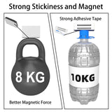 Jiayi Adhesive Magnetic Cabinet Door Catches 4 Pack Cabinet Door Magnet White Magnet Catch Cupboard Magnetic Catches Stainless Steel Kitchen Magnetic Latch for Drawer Wardrobe Closet Door Closing Jiayi