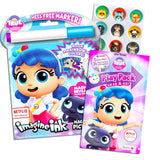 True and The Rainbow Kingdom Coloring Book Set - Imagine Ink Book and Play Pack (Party Pack) Bendon