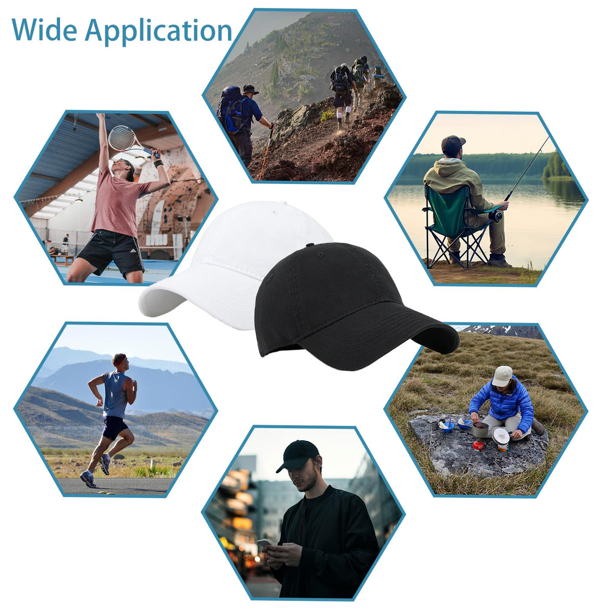 LYDTICK 20-Pack Blank Baseball Cap Trucker Hat Bulk Wholesale Sublimation Hats Adjustable Plain for Men Women, White LYDTICK