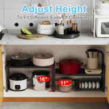 Expandable Metal Storage Shelves,110LBS Heavy Duty Shelving Units and Storage For Small Appliance, Adjustable Metal Storage Shelf Rack For kitchen Cabinet Closet Pantry Warehouse Garage,Patent Pending Cidaziya