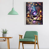 Diamond Painting Kits for Adults,5D Magic Book Diamond Divination Beginner Diamond Painting Kit, DIY Diamond Painting Gem Art Kits for Gift Home Wall Decor 12x16inch GOUOYANA