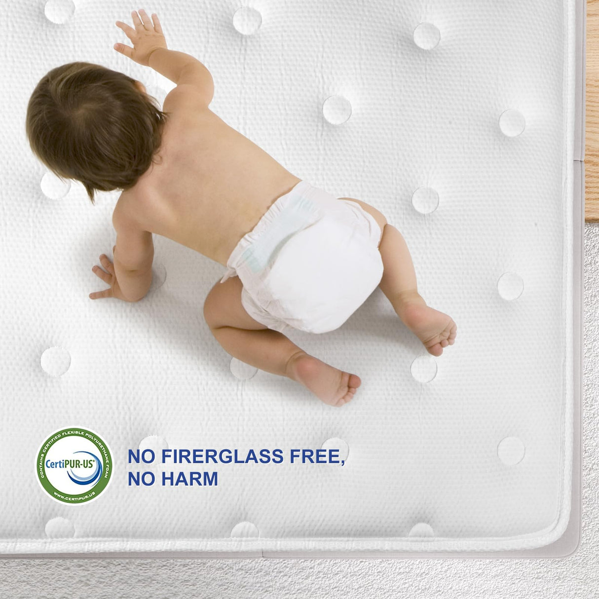 REGOSS Twin Mattress, 10 Inch Twin Mattress Hybrid, Twin Size Mattress in a Box with Memory Foam & Individual Pocket Spring, Twin Mattress Medium Soft Feel Motion Isolation for Pressure Relief REGOSS