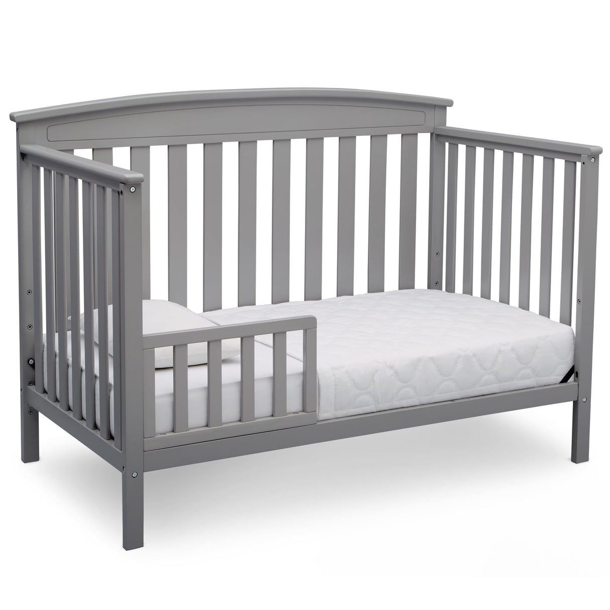 Delta Children Gateway 4-in-1 Convertible Crib - Greenguard Gold Certified, Grey Delta Children