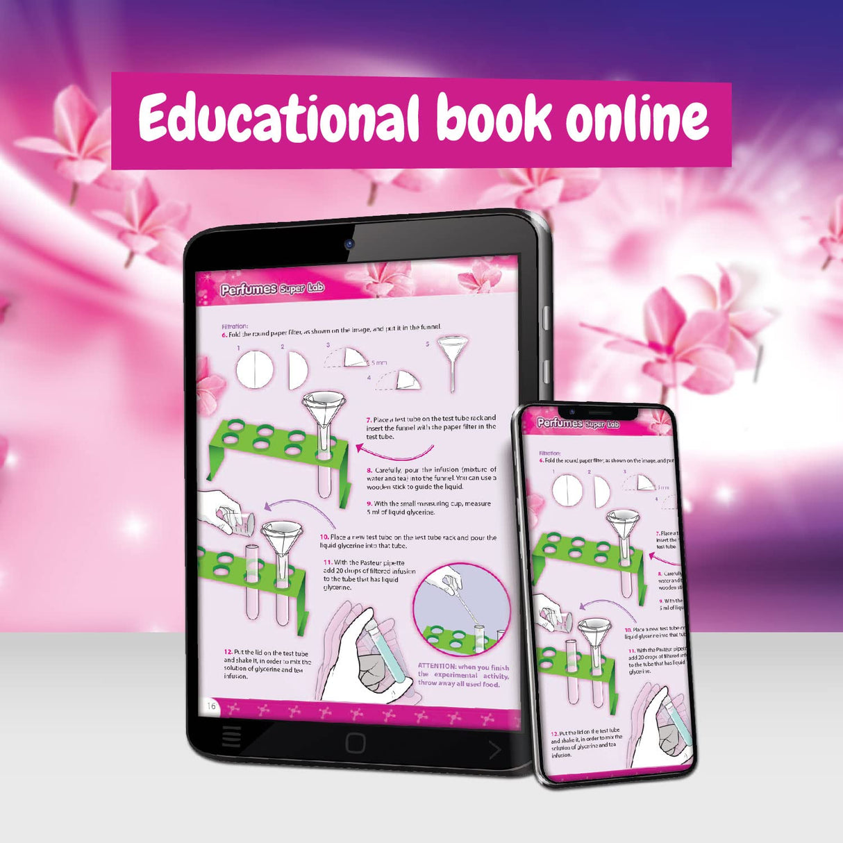 Science4you Super Perfume Making Kit for Kids 8+ Years Old - Make Your Own Perfumes for Girls + 13 DIY Crafts for Kids, Toys, Games and Gifts for Girls Age 8 9 10 11 12+ Science4you