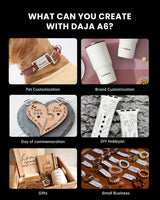 DAJA A6 Pro 10W laser Engraver,Enclosed Laser Engraving and Cutter Machine High Precision Laser Class1,Engraving Machine for Cutting Wood,Acrylic DAJA