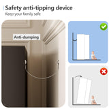 RISTERN Black Metal Storage Cabinet, 48" Steel File Cabinet for Home Office, Kitchen Pantry Storage Cabinet with Doors and 3 Adjustable Shelves, Tool Cabinet, for Office, Home, Garage, School RISTERN