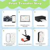 4Pcs Sublimation Blanks Cosmetic Bags,Travel Makeup Bag Organizer Make Up Bag Removable Lid Design Heat Transfer Subliamtion Bags Blanks Makeup Bag With Zipper Toiletry Bag Cosmetic Bag DIY Craft KKSUBCA