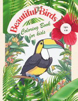 Beautiful Birds Coloring Book For Kids Ages 4-10: A Fun and Easy Coloring Adventure with Beautiful Birds, Trees, and Nature Scenes for Kids Ages 4–10 Majosta
