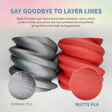 OVERTURE PLA Matte 3D Printer Filament 1.75mm, Matte PLA 1kg Cardboard Spool (2.2lbs), Dimensional Accuracy +/- 0.02 mm (Matte Wood) OVERTURE