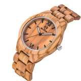 MUJUZE Wood Watch, Wooden Watch for Men, Handmade Lightweight Wooden Wrist Watches, Mens Wooden Watch, Gifts for Men MUJUZE