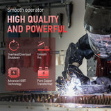 YESWELDER Plasma Cutter Welder Combo Gas MIG/Gasless MIG/Lift TIG/Stick/CUT 5 in 1 Welding Machine FIRSTESS MP200 Multi Process Welder YESWELDER