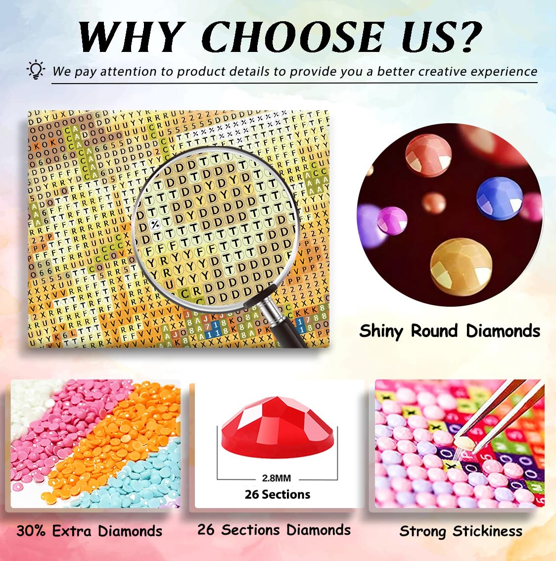 CRZMODE Christmas Diamond Art Kits for Adults,Truck Diamond Painting Kits for Adults Beginners,5D DIY Round Full Drill Gem Art Paint by Diamonds Dots Crafts Kits for Home Decor Gift 14x14inch CRZMODE