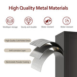 AUEYTVR 75" Tall Metal Garage Storage Cabinet with Wheels and Locking Doors and Tall Rolling Steel Tool Cabinet with 5 Adjustable Shelves for Garage,Home,Office,Shop (Black) AUEYTVR