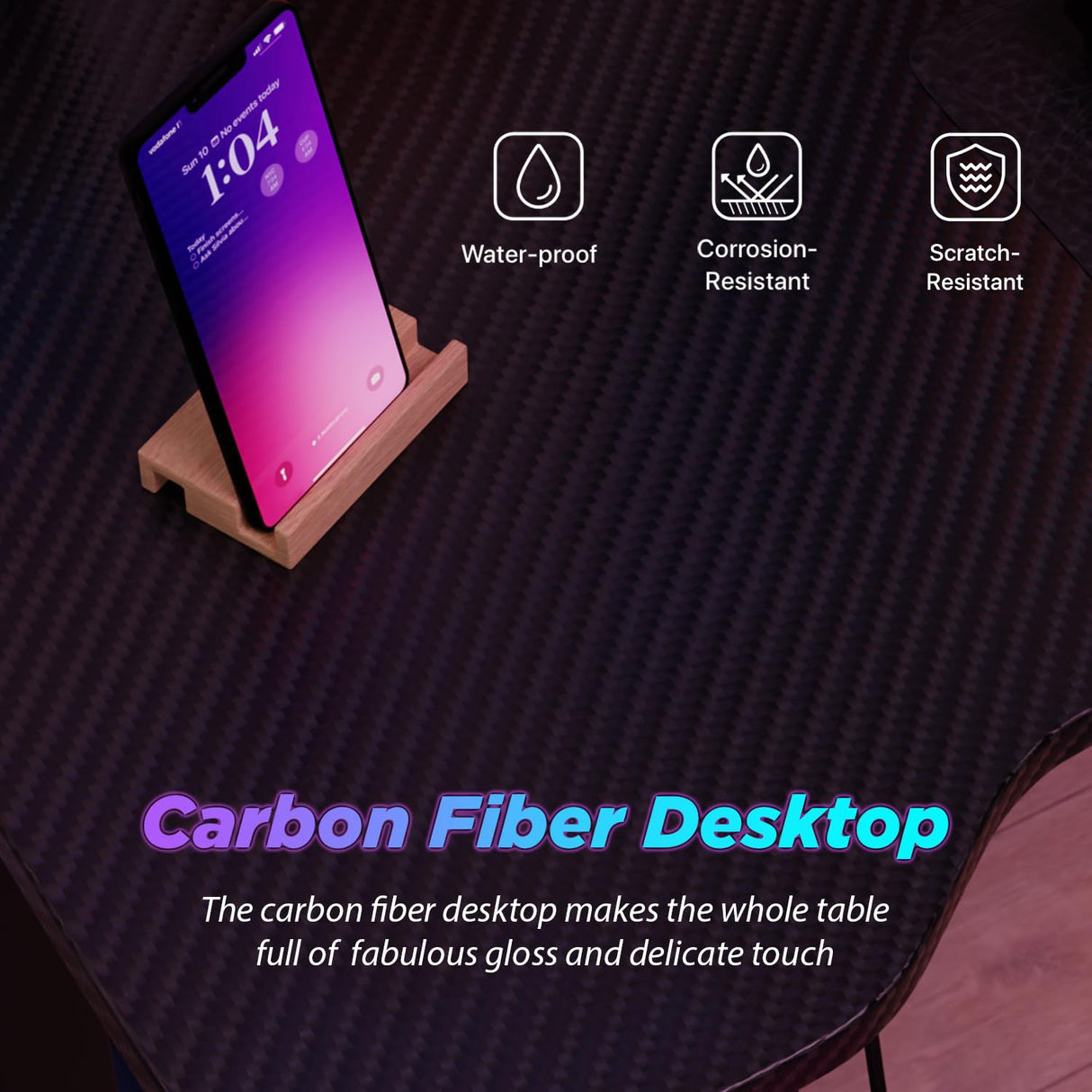 FDW 47 Inch Computer Desk Gaming Desk Writing Desk Office Desk Student PC Desk Extra Large Modern Ergonomic Racing Style Table Workstation for Adult Teens,Black FDW