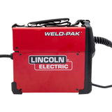Lincoln Electric 90i FC Flux Core Wire Feed Weld-PAK Welder, 120V Welding Machine, Portable w/Shoulder Strap, Protective Metal Case, Best for Small Jobs, K5255-1 Lincoln Electric