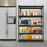 BIG RED 5 Tier Heavy Duty Garage Storage Shelving: Adjustable Metal Utility Shelving Rack for Garage, Basement, Pantry, Closet - 3,000lb Capacity (72"x48"x24") Black BIG RED