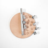 Realeather Crafts Leathercraft Funtime Stamp Set, Small Realeather