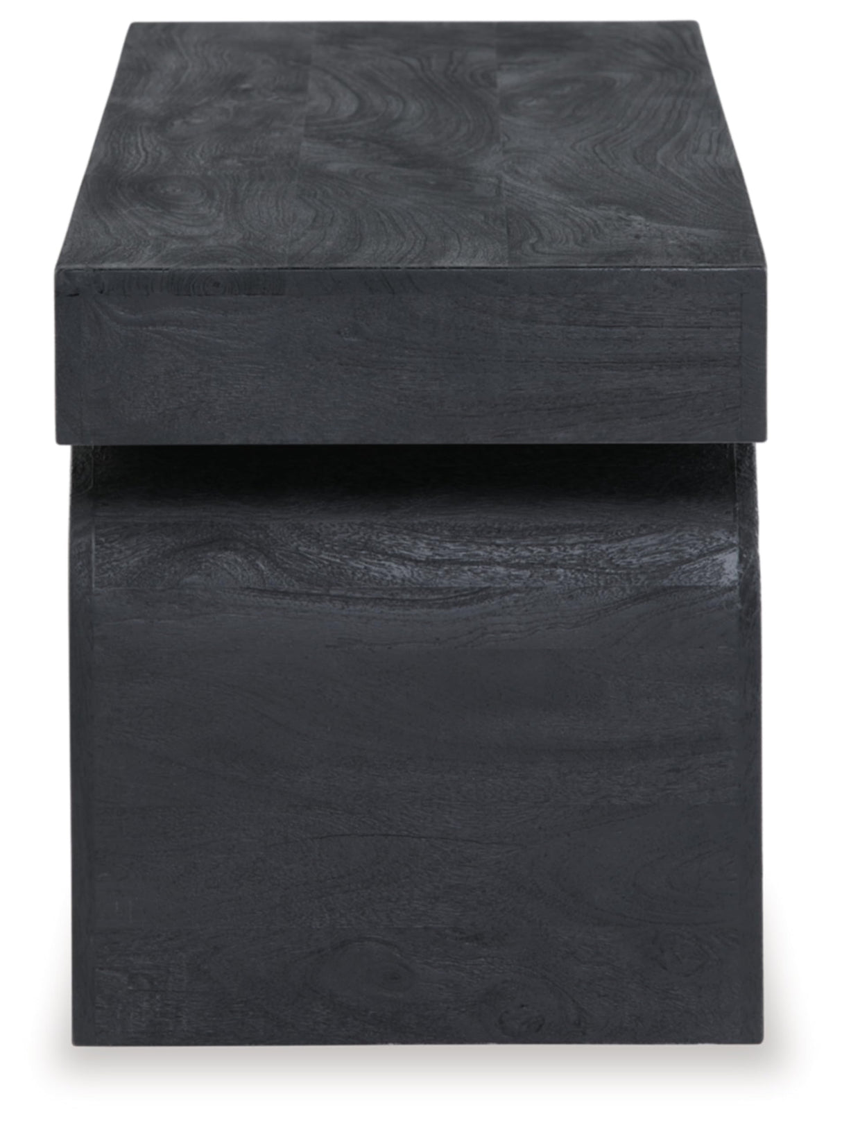 Signature Design by Ashley Holgrove Contemporary Accent Bench with Oversized Legs and for Living-Room, Home-Office or Entryway Use, Black Signature Design by Ashley