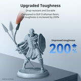 ANYCUBIC 14K 3D Printer Resin, Superior Precision Texture Resin, Model Matte Finish, Lower-Odor, Upgraded Toughness 3D Printing Resin for All LCD Resin 3D Printers (Grey, 1kg) ANYCUBIC