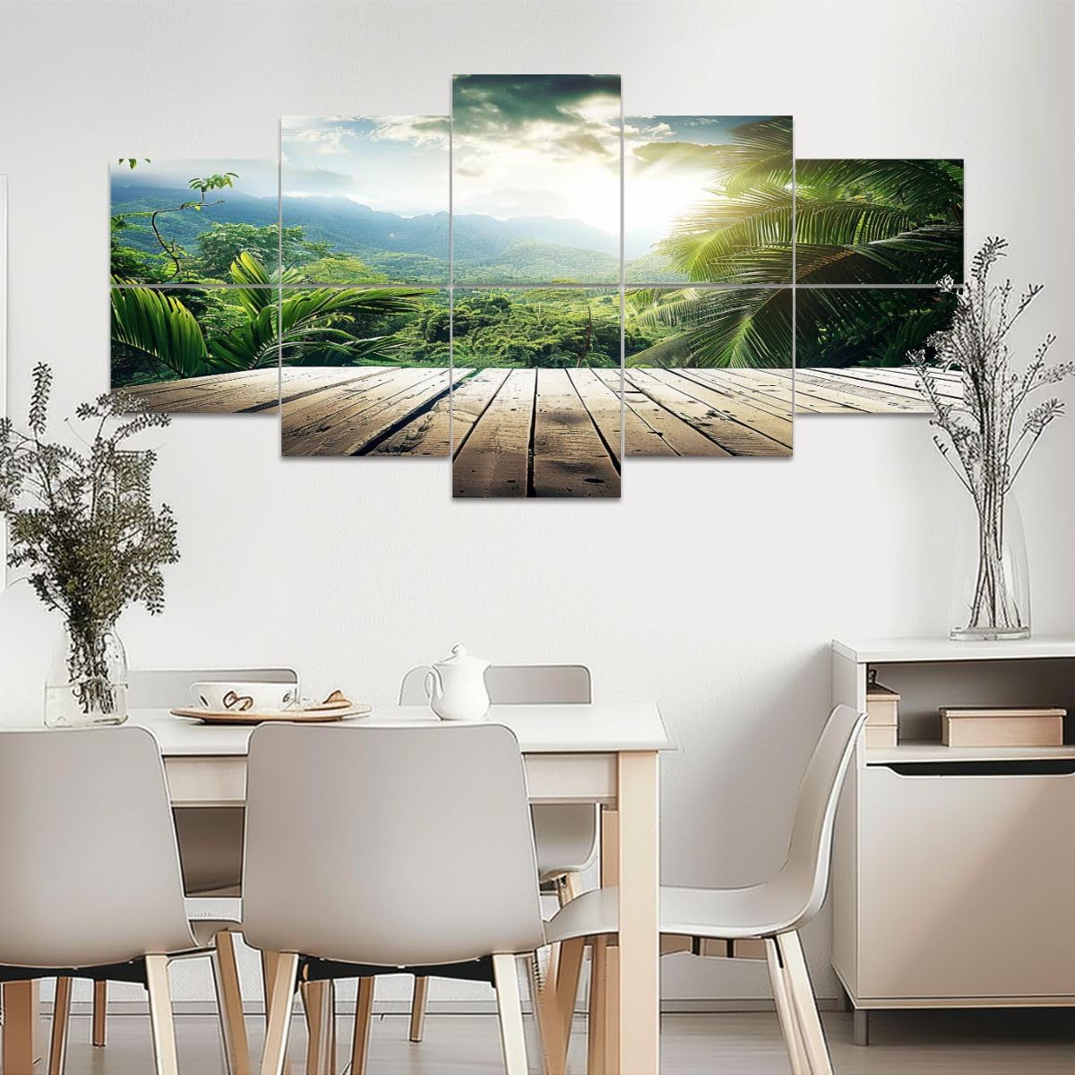 10 Pack Acoustic Panels jungle seychelles island Acoustical Soundproof Wall Panels Sound Absorbing Panel Reduce Room Echo Reverberation Acoustic Treatment AT5ZR4PD