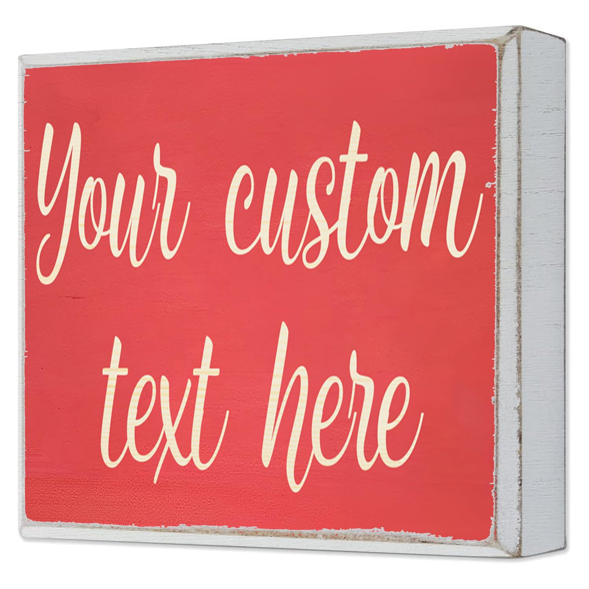 Foomegik Custom Classic Sign for Office Decor, Personalized Desk Decor Signs, Add Your Text, Customized Wooden Home Decor, Modern Farmhouse Decor, Funny Desk Accessories Living Room Bathroom Kitchen Generic