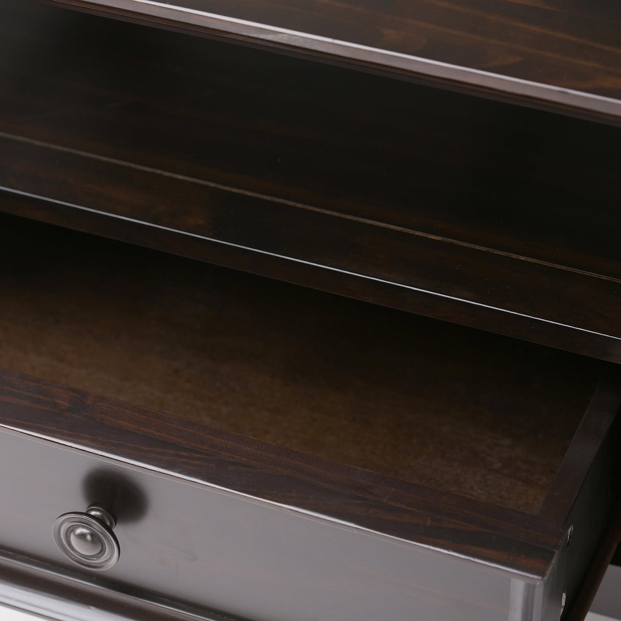 SIMPLIHOME Amherst SOLID WOOD 44 inch Wide Rectangle Coffee Table in Hickory Brown for the Living Room and Family Room SIMPLIHOME