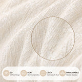 STACYPIK Soft Ivory White Sofa Covers Cats Dogs Anti-Scratch Couch Cover for Sectional Furniture Protector for 3 Cushion Couch with Tassels Anti Slip Loveseat Couch Cover Boho Couch Cover-71x134IN STACYPIK