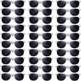 Oleitodh 60 Pack Adult White Sunglasses for Men Women in Bulk Plastic Vintage Retro Style Sunglasses 70s 80s Classic Shades Eyewear Party Prop Favors Supplies Oleitodh