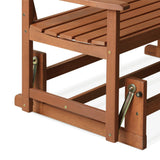 FURINNO FG17485 Tioman Outdoor Hardwood New Mexico Glider Furinno