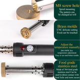 Precision Electric Branding Iron with Adjustable Temperature Control for Wood & Leather Crafting – 1x1 Inch HRCOYES