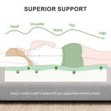 Emerspring 6" Full Cooling Gel Memory Foam Mattress with Removable Washable Cover, Medium Firm, Bed in a Box, CertiPUR-US Certified, Made in USA, Apartment Essential Emerspring