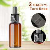 600 Pcs Shrink Wrap Perforated- Sublimation Shrink Sleeves for Dropper Bottles, Essential Oil Bottles, Lip Gloss Tubes(Clear,45x23mm, Diameter 3/4 to 1 Inch) JINUYYNA