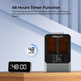 CREALITY 2024 Official Space Pi Filament Dryer Plus, 2 Spools 3D Printer Filament Dry Box with 360° PTC Fast Heating, 4'' LCD Touch Screen, One Key Set Filament dehydrator for PLA PETG ABS TPU PA YOOPAI