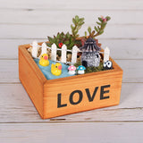 Homlone 105 Miniature Fairy Garden Accessories, Fairy Garden Kit, Fairy Garden Animals, Miniature Figurines, Micro Landscape Ornaments Kit, Garden DIY Kit for Dollhouse Decoration Plant House Decor Homlone